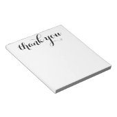 Dank Je Dank Script Print 5.5 x 6 Notitieblok (Schuin)