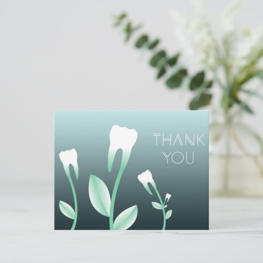 DANK JE DANKZIJ DE DANKJE BEDANKKAART (Staand voorkant)