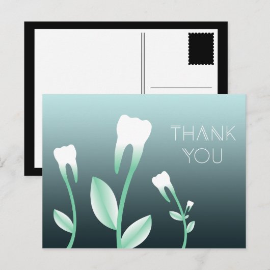 DANK JE DANKZIJ DE DANKJE BRIEFKAART (Voorkant / Achterkant)