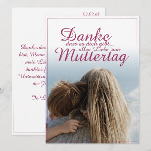 Dank je dat je bestaat, Moederdag, Moeder & Kind