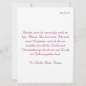 Dank je dat je bestaat, Moederdag, Moeder & Kind (Achterkant)