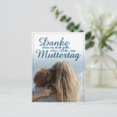 Dank je dat je bestaat, Moederdag, Moeder & Kind Feestdagenkaart (Staand voorkant)
