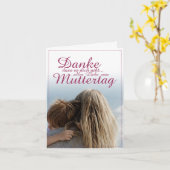 Dank je dat je bestaat, Moederdag, Moeder & Kind Kaart (Gele Bloem)