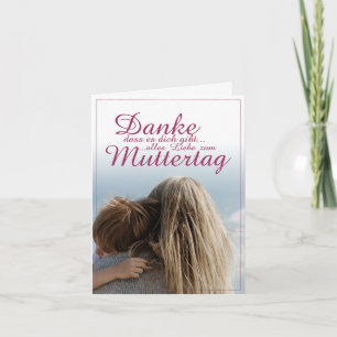 Dank je dat je bestaat, Moederdag, Moeder & Kind Kaart