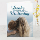 Dank je dat je bestaat, Moederdag, Moeder & Kind Kaart (Gele Bloem)