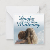 Dank je dat je bestaat, Moederdag, Moeder & Kind Notitiekaartje (Voorkant)