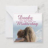 Dank je dat je bestaat, Moederdag, Moeder & Kind Notitiekaartje (Voorkant)