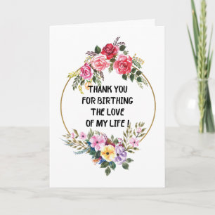 Dank je dat je de liefde van mijn leven hebt gebaa kaart