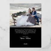 Dank je dat je echte Folie kaarten met envelop ver (Achterkant)