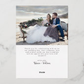 Dank je dat je echte Folie kaarten met envelop ver (Achterkant)