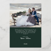 Dank je dat je echte Folie kaarten met envelop ver (Achterkant)