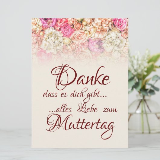 Dank je dat je er bent - Moederdag (Staand voorkant)
