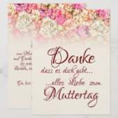 Dank je dat je er bent - Moederdag (Voorkant / Achterkant)