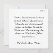 Dank je dat je er bent - Moederdag (Achterkant)
