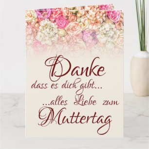 Dank je dat je er bent - Moederdag Kaart
