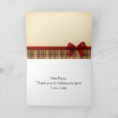 Dank je dat je in elk kind gelooft feestdagen kaart (Binnen)