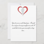 Dank je dat je me goed lief hebt, hou alsjeblieft  bedankkaart (Voorkant)