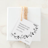 Dank je dat je me overlaadt met liefde in de douch bedankjes labels (In situ)