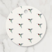 Dank je dat je met ons kolibrie hebt gevierd bedankjes labels (Achterkant)