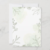 Dank je dat je mijn bruidsmeisje bent bruiloftskaa kaart (Achterkant)