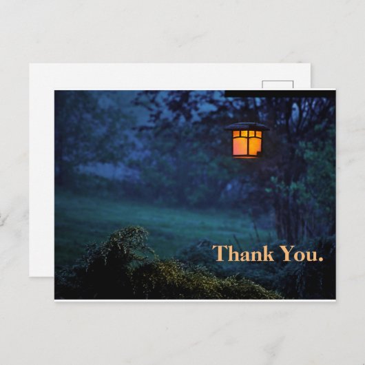 Dank je dat je mijn licht bent... briefkaart (Voorkant / Achterkant)