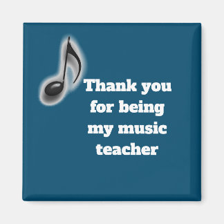 Dank Je Dat Je Mijn Muziekleraar Bent Waardering Magneet
