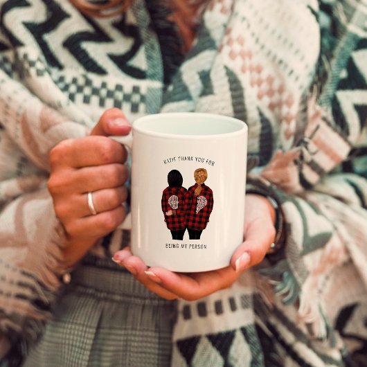 Dank je dat je mijn persoon bent | Beste vriend Koffiemok