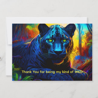Dank je dat je mijn soort WILD bent Bedankkaart