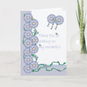 Dank je dat je mijn trouwdag speciaal hebt gemaakt bedankkaart (Voorkant)