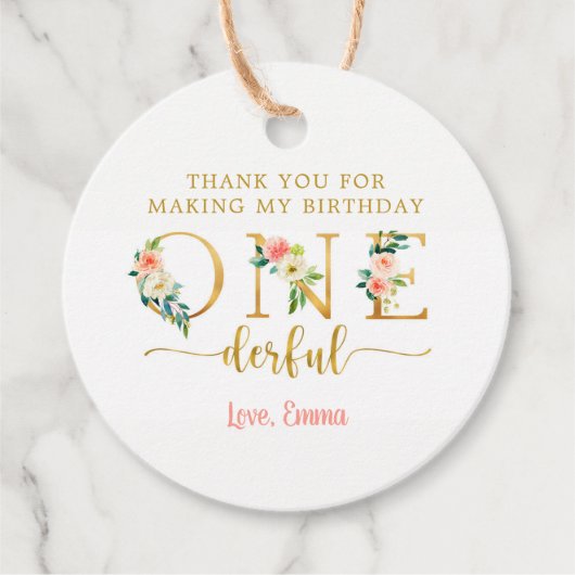 Dank je dat je mijn verjaardag onwijs leuk hebt ge bedankjes labels (Voorkant)