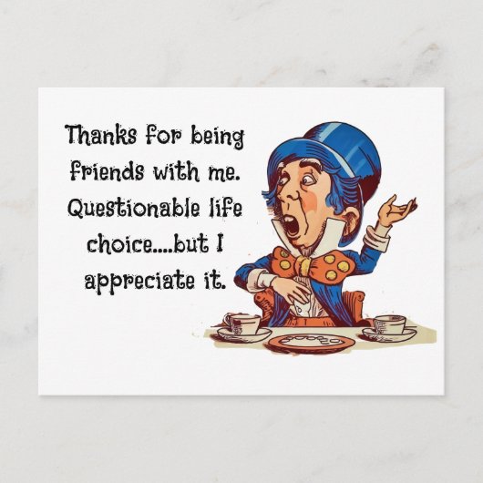 Dank je dat je mijn vriend bent --- vriendschap briefkaart (Voorkant)