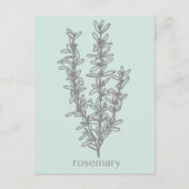 Dank je dat je mijn zaak steunt Rozemarijn Briefkaart (Voorkant)