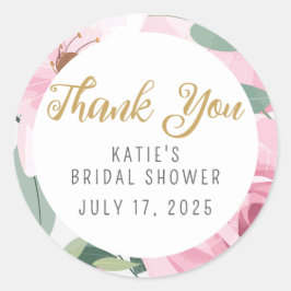 Dank je, de liefde staat in bloei Sticker