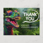 Dank je dinosaurus Cool Jurassic Briefkaart (Voorkant)