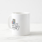 Dank Je Docent – Waarderings Koffiemok Cadeau (Voorkant links)