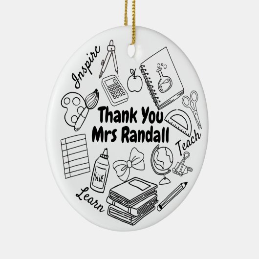 Dank je, doedeler Ornament (Rechts)