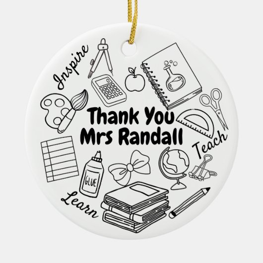 Dank je, doedeler Ornament (Voorkant)