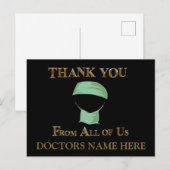 DANK JE DOKTER BRIEFKAART (Voorkant / Achterkant)