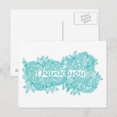 Dank je doodle briefkaart (Voorkant / Achterkant)