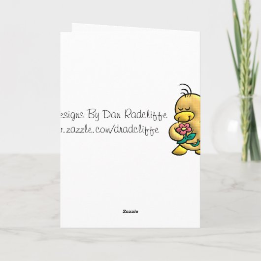 Dank je, Duck Kaart (Achterkant)