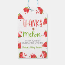 Dank Je Een Meloen Watermeloen Baby Shower Favor
