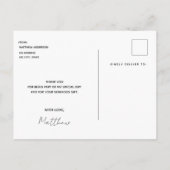 Dank je eindexamen 2023 zwart goud briefkaart (Achterkant)