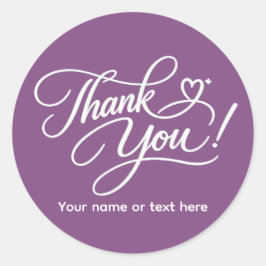 Dank je elegante sticker