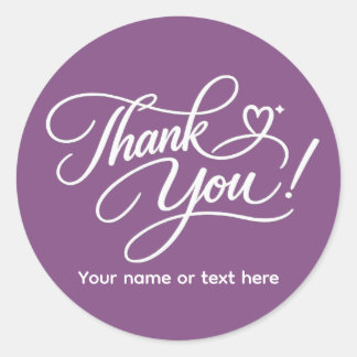 Dank je elegante sticker