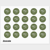 Dank je elegante sticker (Vel)