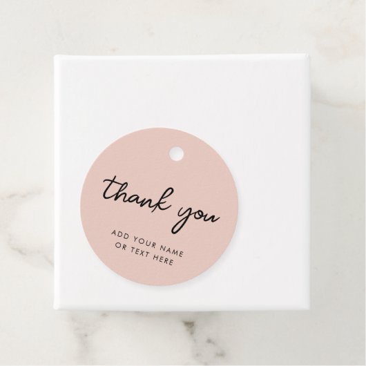 Dank je Favoriet labels | Stof roze roze (In situ)