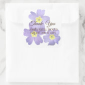 Dank je, Floral Vrijgezellenfeest Stickers (Tas)