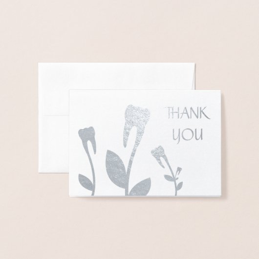 DANK JE: Folie Kaart (Voorkant met envelop)