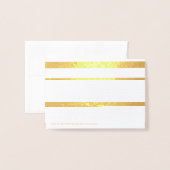 Dank je! Folie Note Kaart (Met envelop)