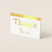 Dank je! Folie Note Kaart (Voorkant)